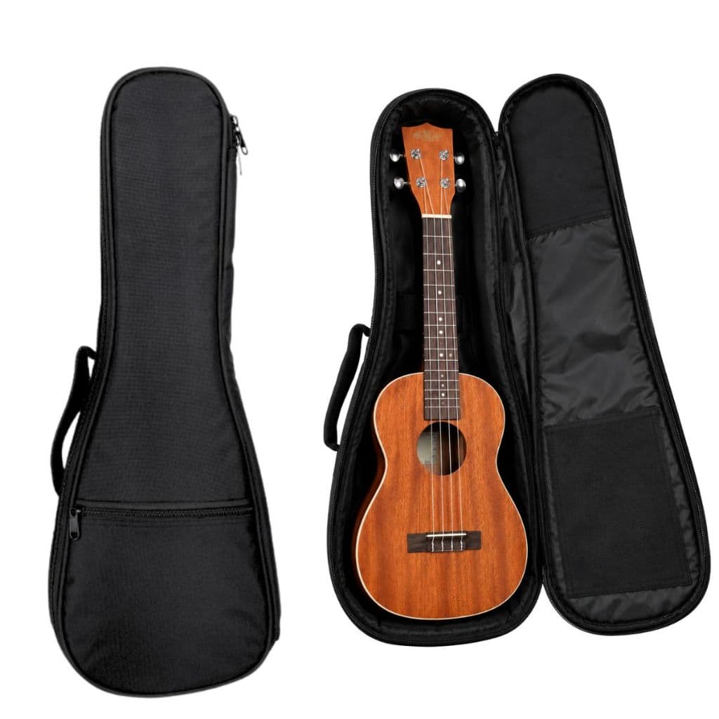 Capa Bag para Ukulele Kala Soprano Ub-s Preto Acolchoada
