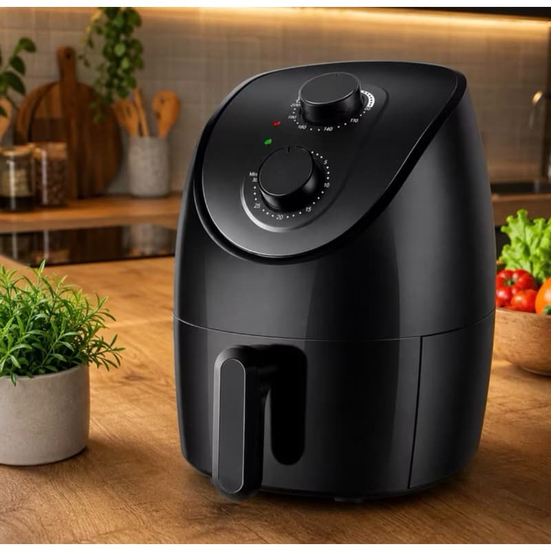 AIR FRYER PRETA 4 LITROS