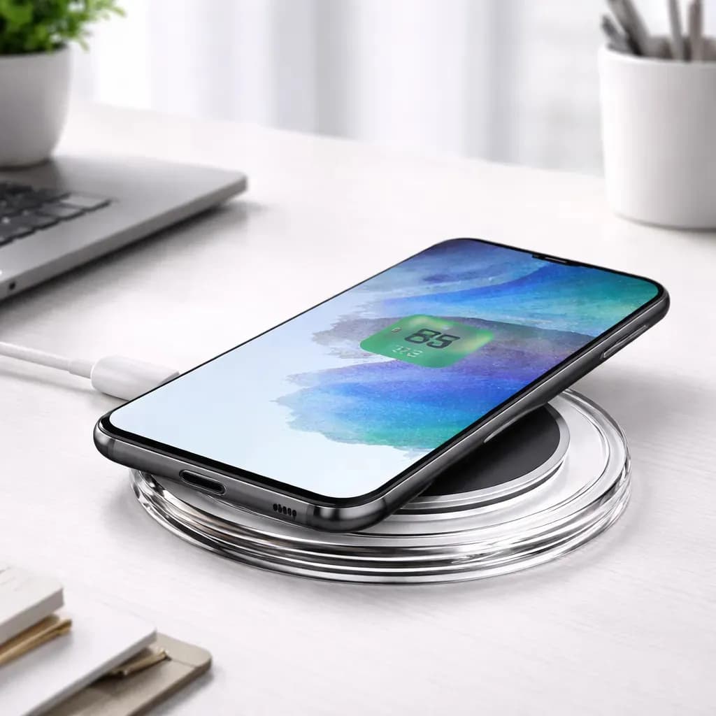 Base de Carregamento Wireless MBtech Preto para Samsung Galaxy S21 FE 5G
