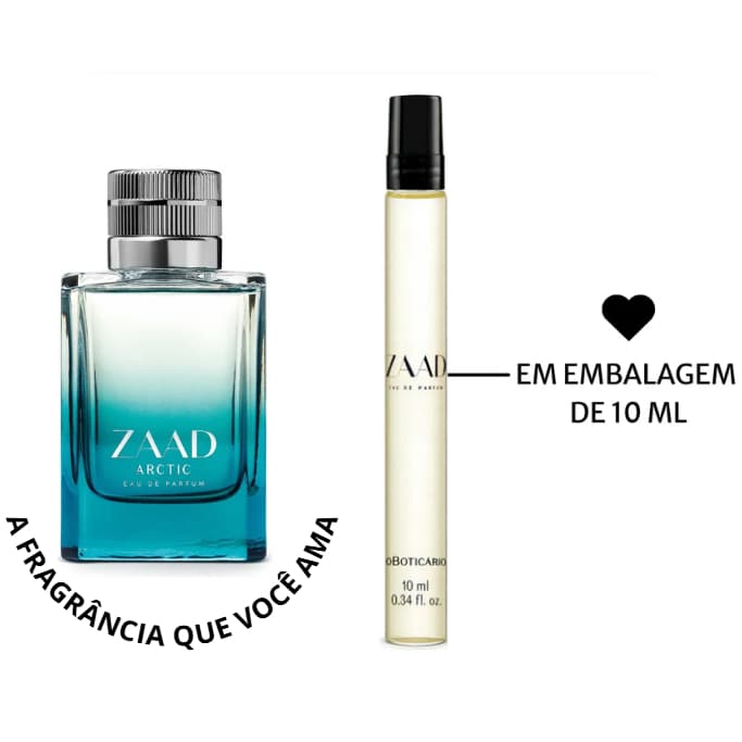 Zaad Artic Eau de Parfum 10ml - Perfume de Bolso Masculino