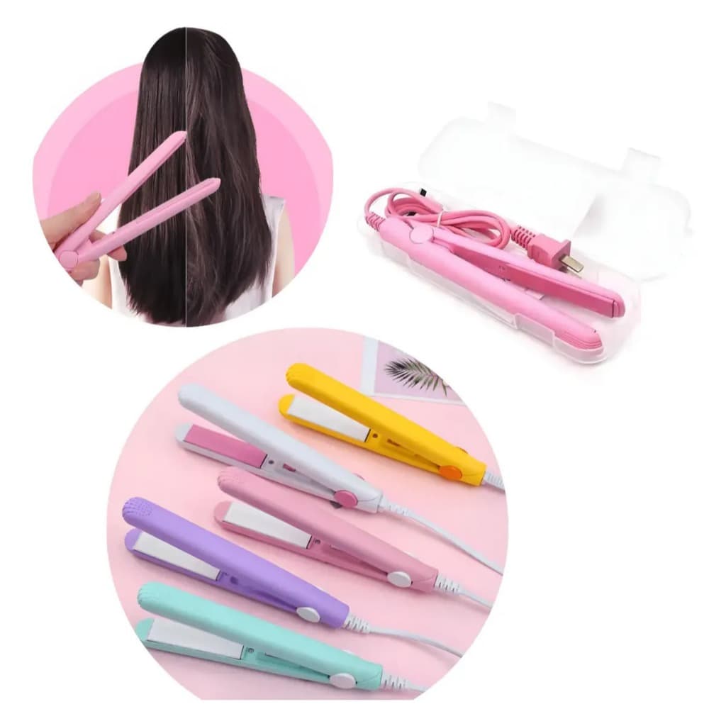 Mini Prancha de Cabelo Portátil – Chapinha Compacta para Alisar e Modelar os Cabelos