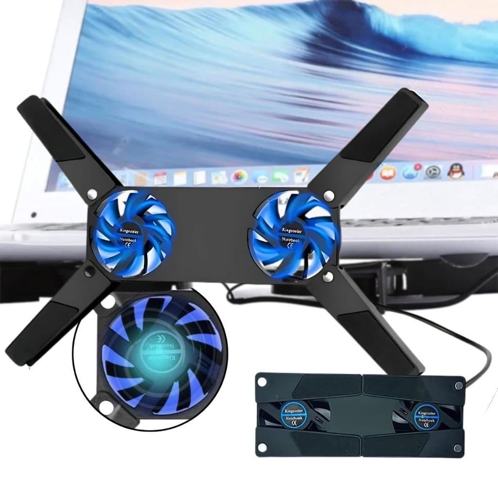 Cooler USB para Notebook - Base Resfriador Portátil com Ventilação Potente e Design Compacto