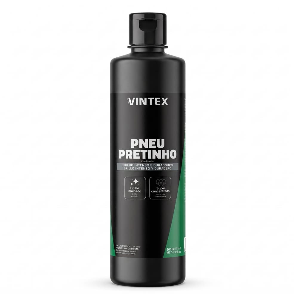 Pneu Pretinho Vintex 500ml Brilho Molhado Concentrado Para Carro e Moto Vonixx
