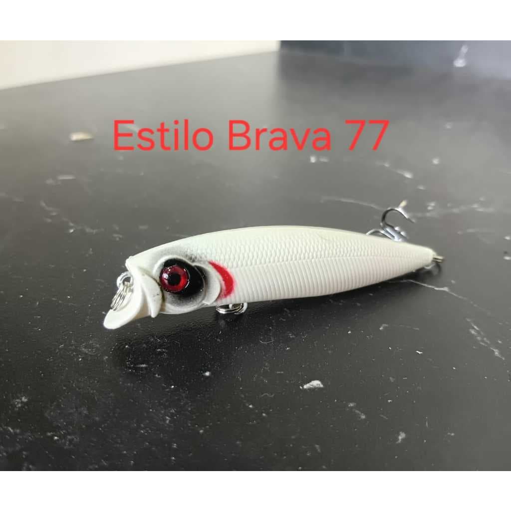 Isca Artificial BR 77 para pesca de Xáreu, Tucunaré, Robalo, Dourado Traíra Aruanã  entre outros Parecido Brava 77