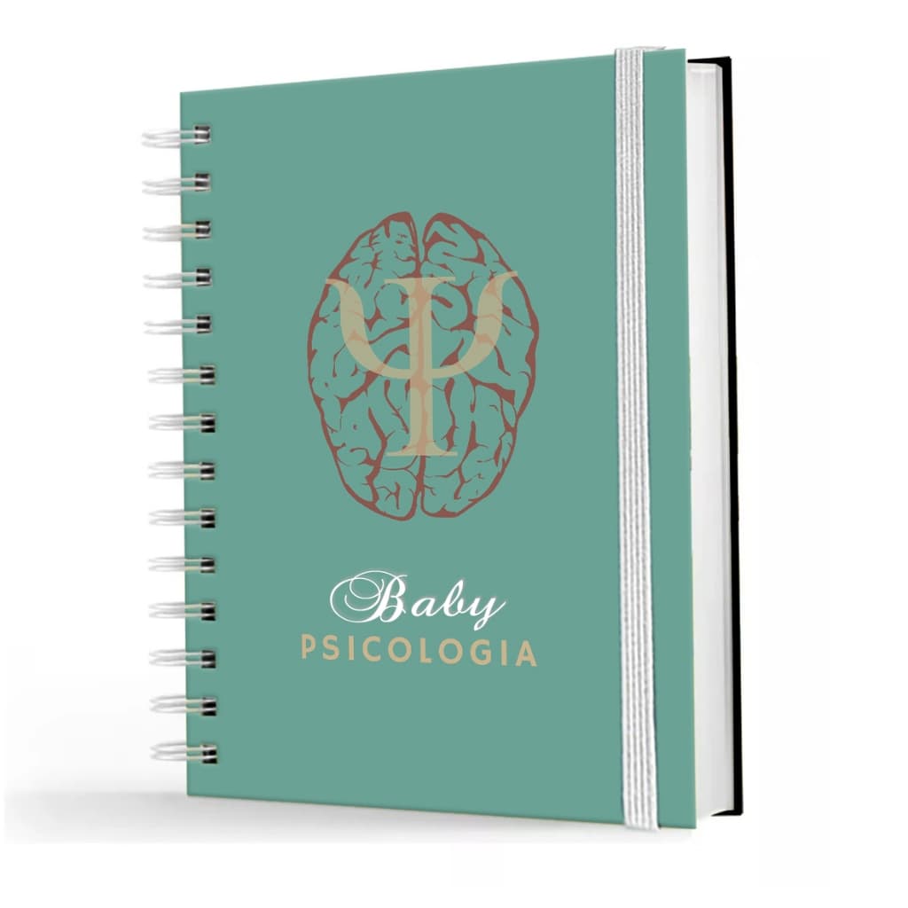 Agenda Planner Executivo Psicologia Neutra 2027 A5 Personalizada 1 Dia Por Página - Capa Dura