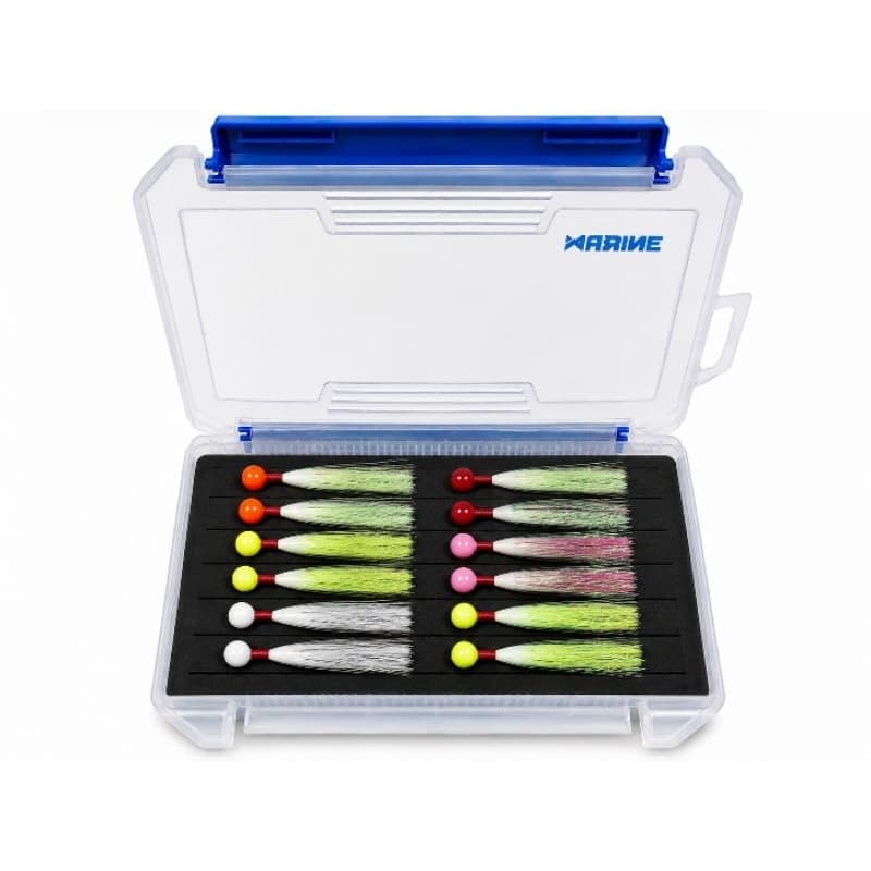 Tackle Box Jig Marine Sports 205x155x35mm Estojo Organizador para Jigs com EVA