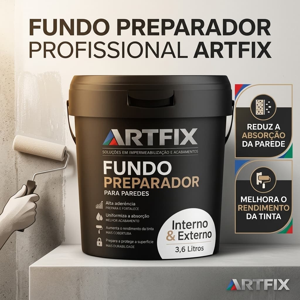 QUEIMA DE ESTOQUE - Selador Acrílico 3,6L  para Reboco Fraco e Superfícies Porosas - à Base Água