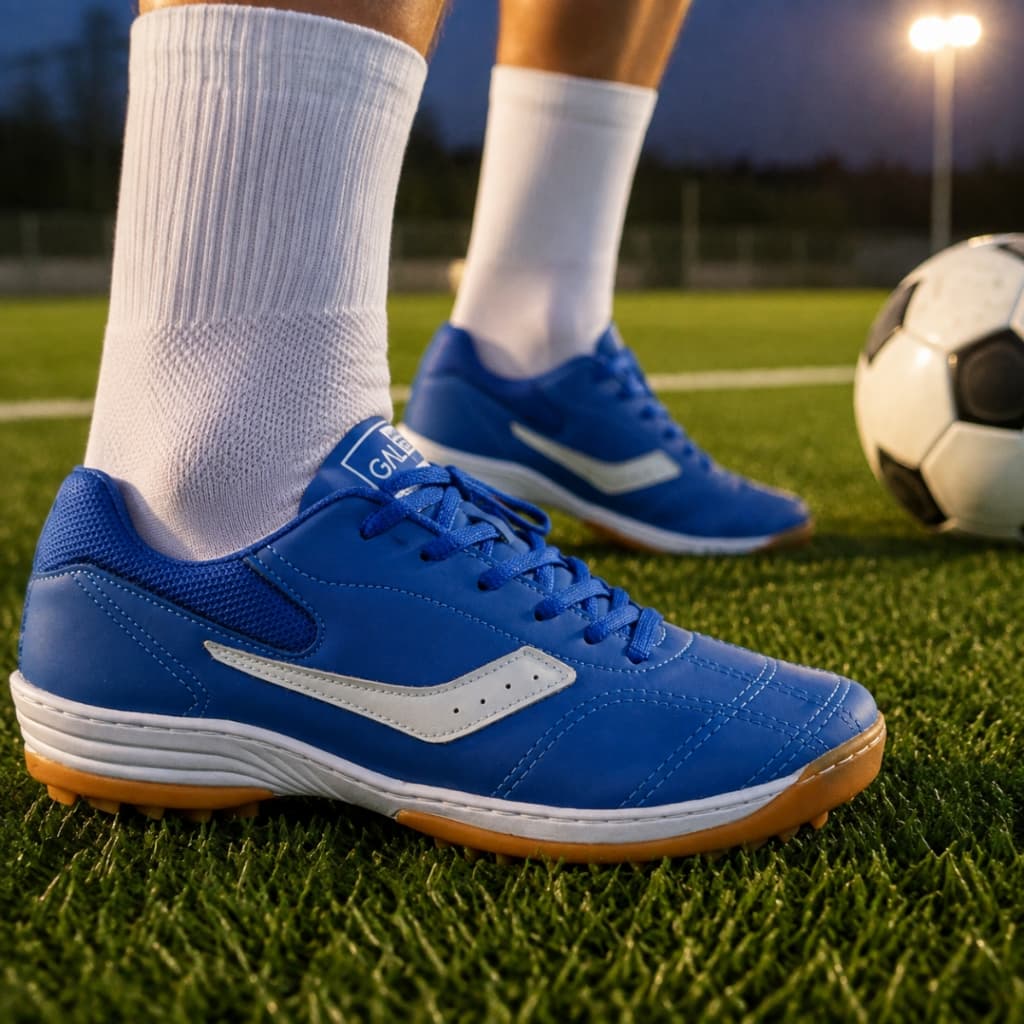 Chuteira Society Futebol Campo Grama Sintética Confortável Resistente Leve Original Tamanhos 34 ao 43