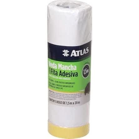 Veda Mancha Atlas Mascaramento Com Fita Crepe 1,5mx20m