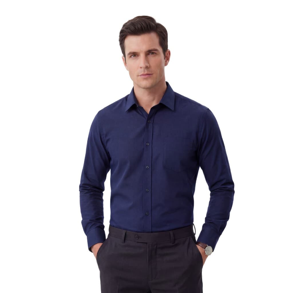 Camisa Social Masculina Bolso Elastano Não Molha Premium Camisa Masculino Social Manga Longa Branca
