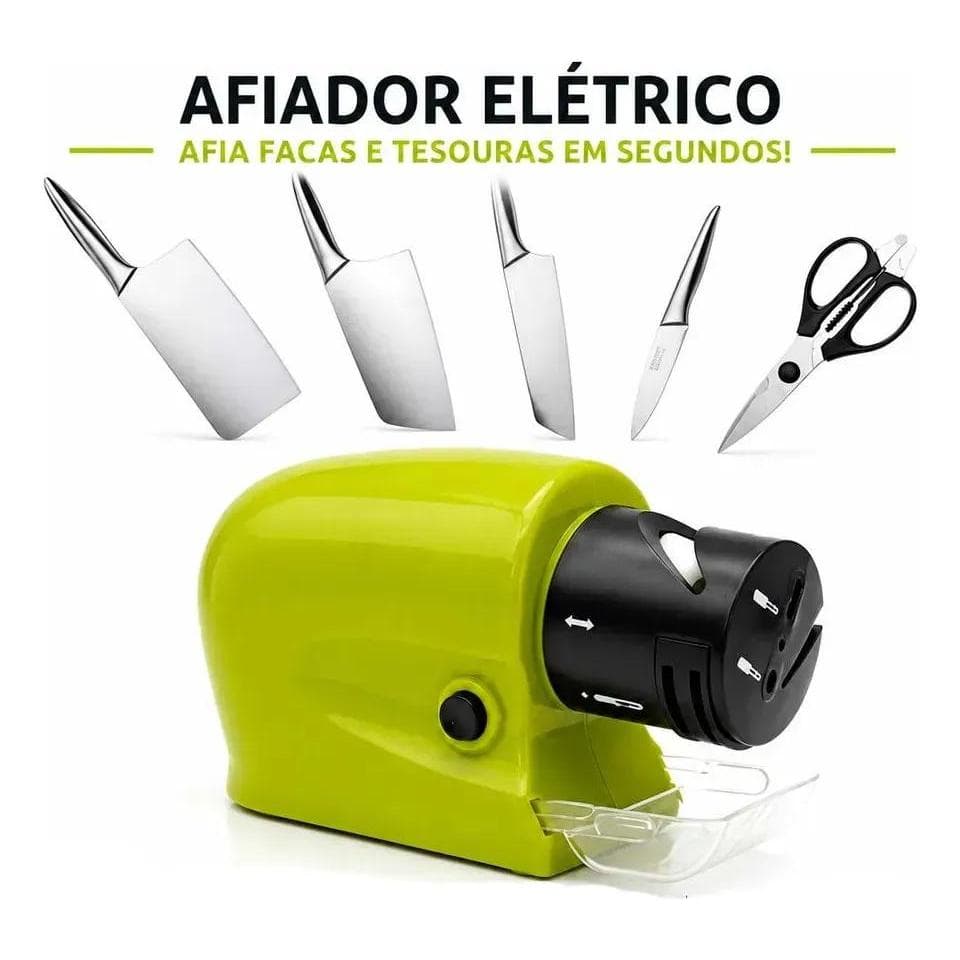 Afiador Elétrico de Facas Tesouras Ferramentas a Pilha Portátil Swift Sharp