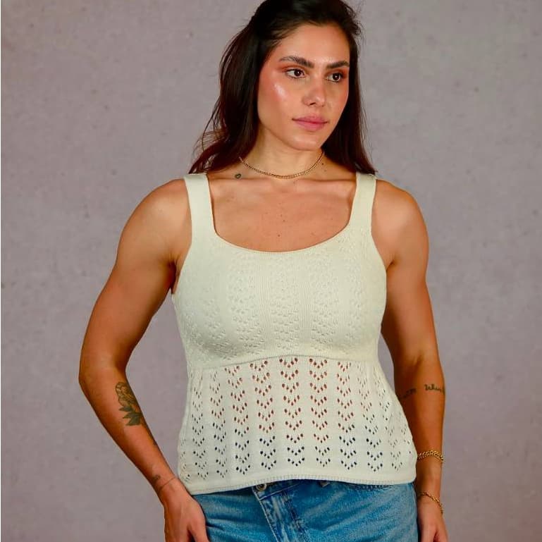 Blusa Feminina Estilosa Tricot Modal Regata Peplum Blusa Feminina Elegante Roupa Feminina Linda