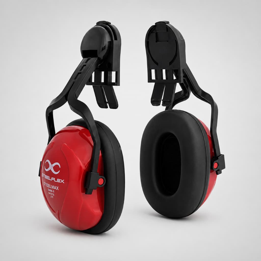 Abafador De Ruídos Concha 15 db Para Acoplar Capacete Protetor Auricular Steelflex Shell max Auditivo CA 39477