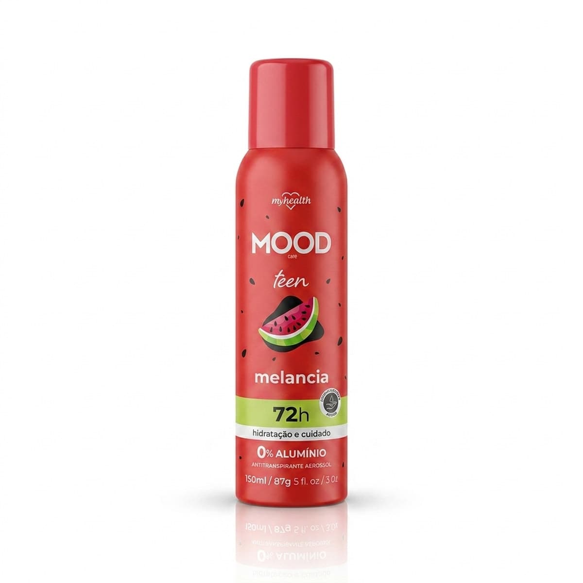 Desodorante Aerosol Teen Melancia Mood 150ML Fragrância Marcante