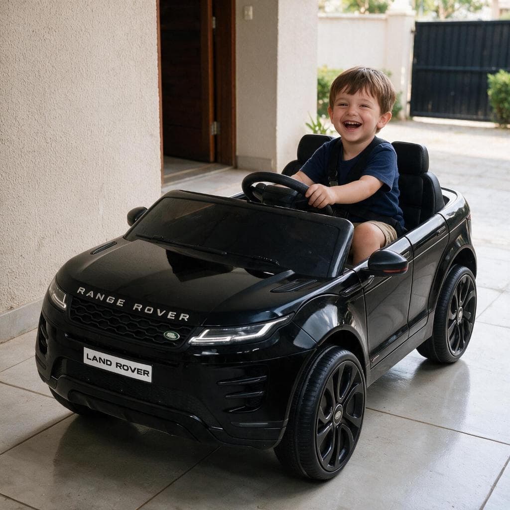 Carrinho Eletrico Infantil Land Rover Evoque Bateria Recarregável 12v  com Controle Remoto Top