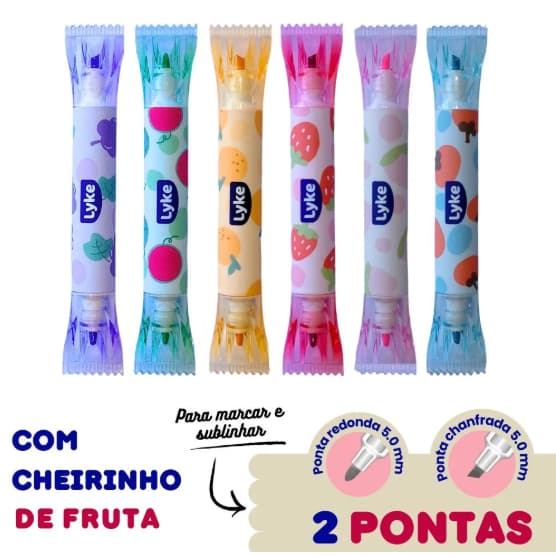 MARCA TEXTO CHEIRINHO 2 PONTAS