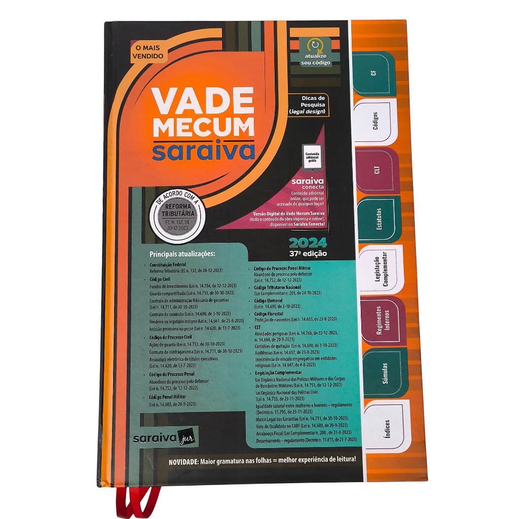 Vade Mecum Saraiva 37a Edição em excelente estado