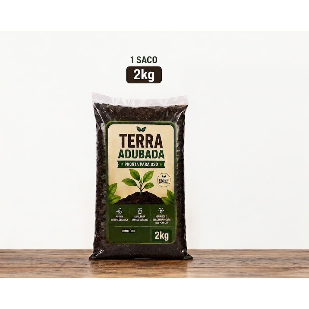 Terra adubada  Terra vegetal  Substrato para plantas  Composto orgânico
