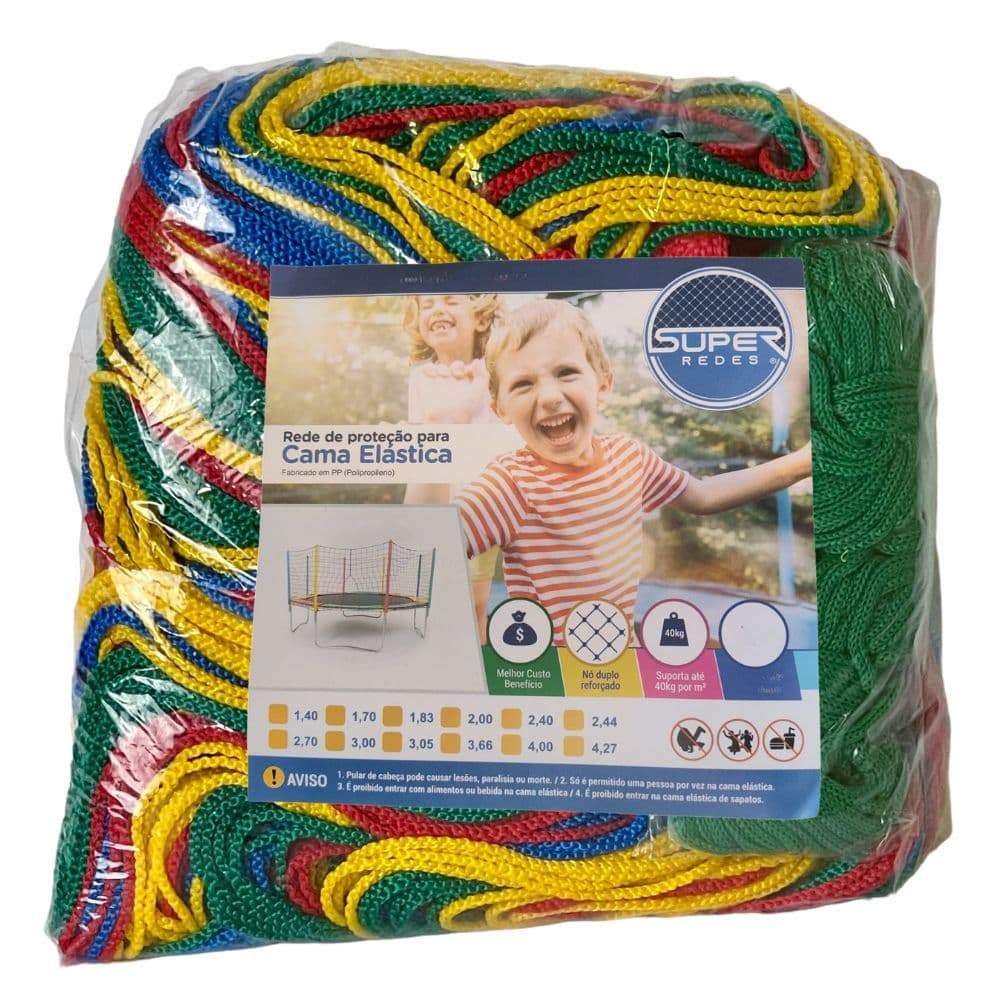 Rede Para Cama Elástica 2,40 / 2,44 1,30x8,00