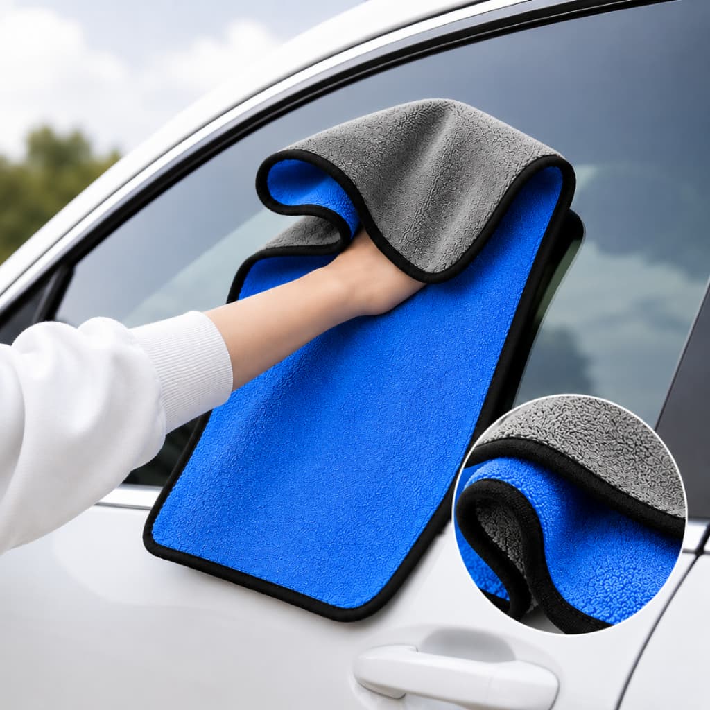 Kit Pano Microfibra Flanela 30x40 Automotiva Premium Lavagem Secagem Polimento Carro Alta Absorção Sem Riscar Multiuso