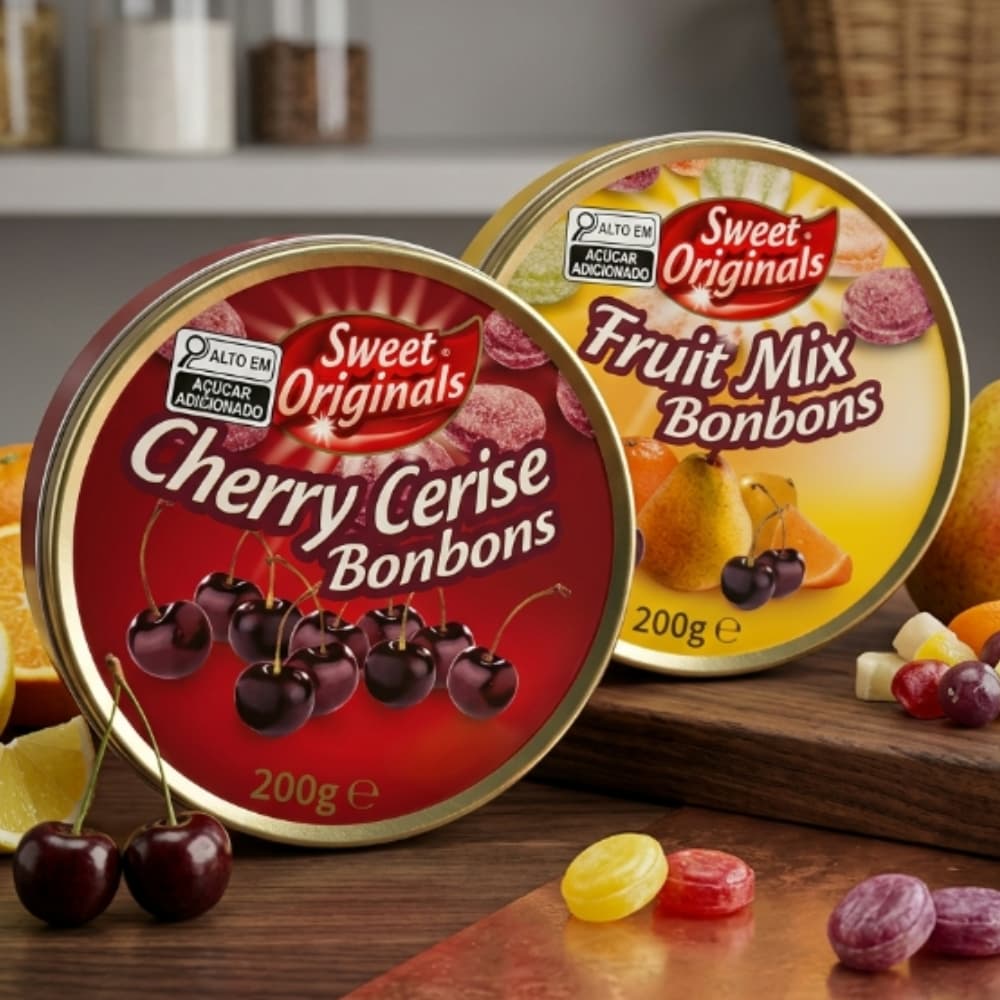 Sweet Originals Cherry Cerise Bonbons 200g | Bala Sabor Cereja Importada | Doces Europeus, Alemanha