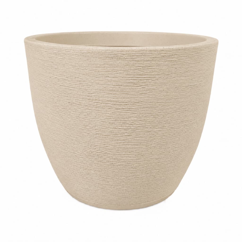 Vasos Para Plantas Bojo Grafiato Tamanho G com Prato Coletor - Vaso Decorativo em Polietileno
