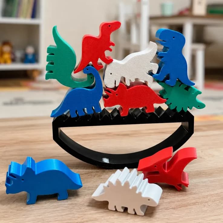 Jogo De Equilíbrio Dinossauros Brinquedo Pedagógico InfantilJogo De Equilíbrio Dinossauros Brinquedo Pedagógico Infantil