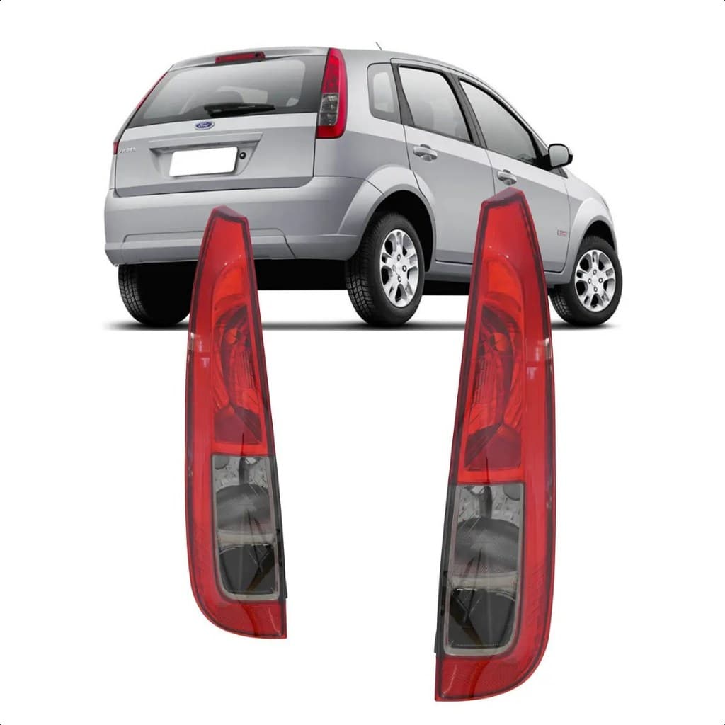 Lanterna Traseira Fume Ford Fiesta Hatch 08 a 14 RF