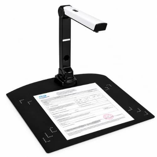 Scanner de Mesa A4 com OCR USB 2.0 5MP Digitalizador de Documentos PDF Word Excel Portátil