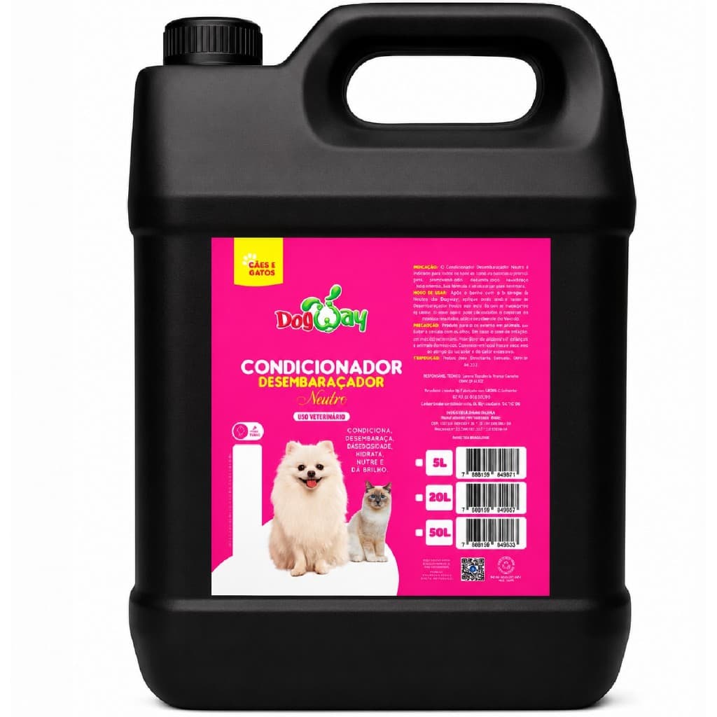 Creme Condicionador Para Cachorro e Gato Pet Clean 5l - Envio Imediato
