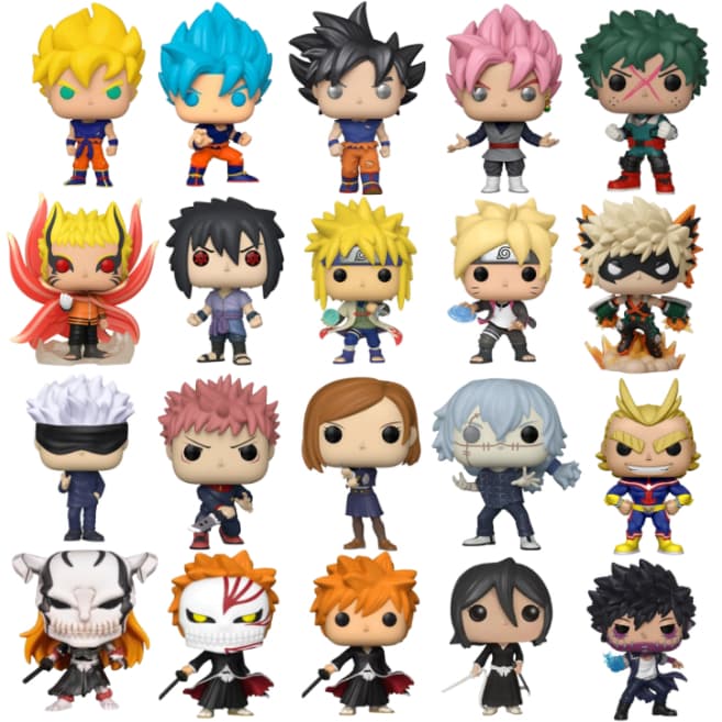 Boneco Colecionavel Action Figure Animes, Naruto, Dragon Ball, Bleach, My Hero Academia, Haikyu