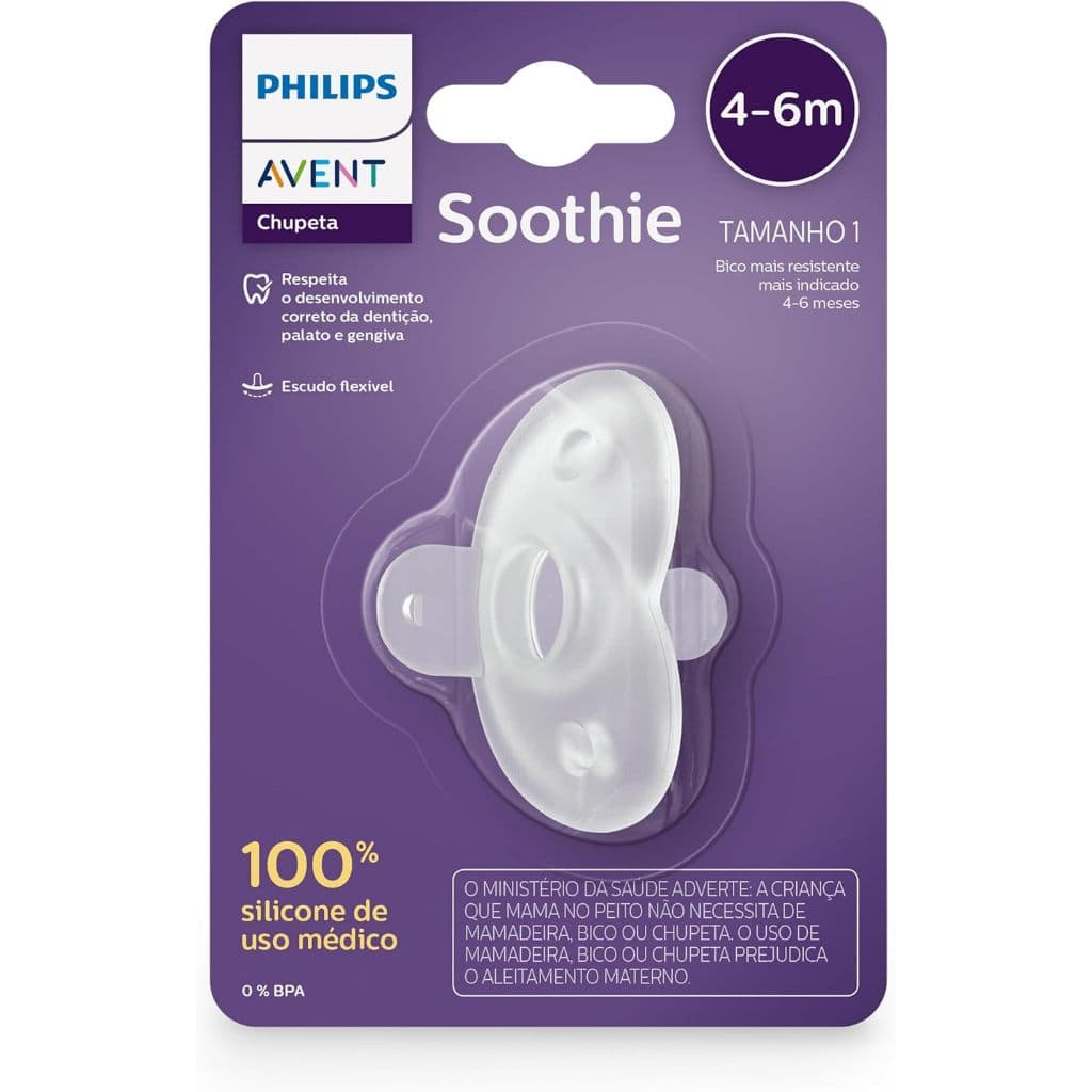 Chupeta Philips Avent Soothie Neutra 4-6 Meses Unitária