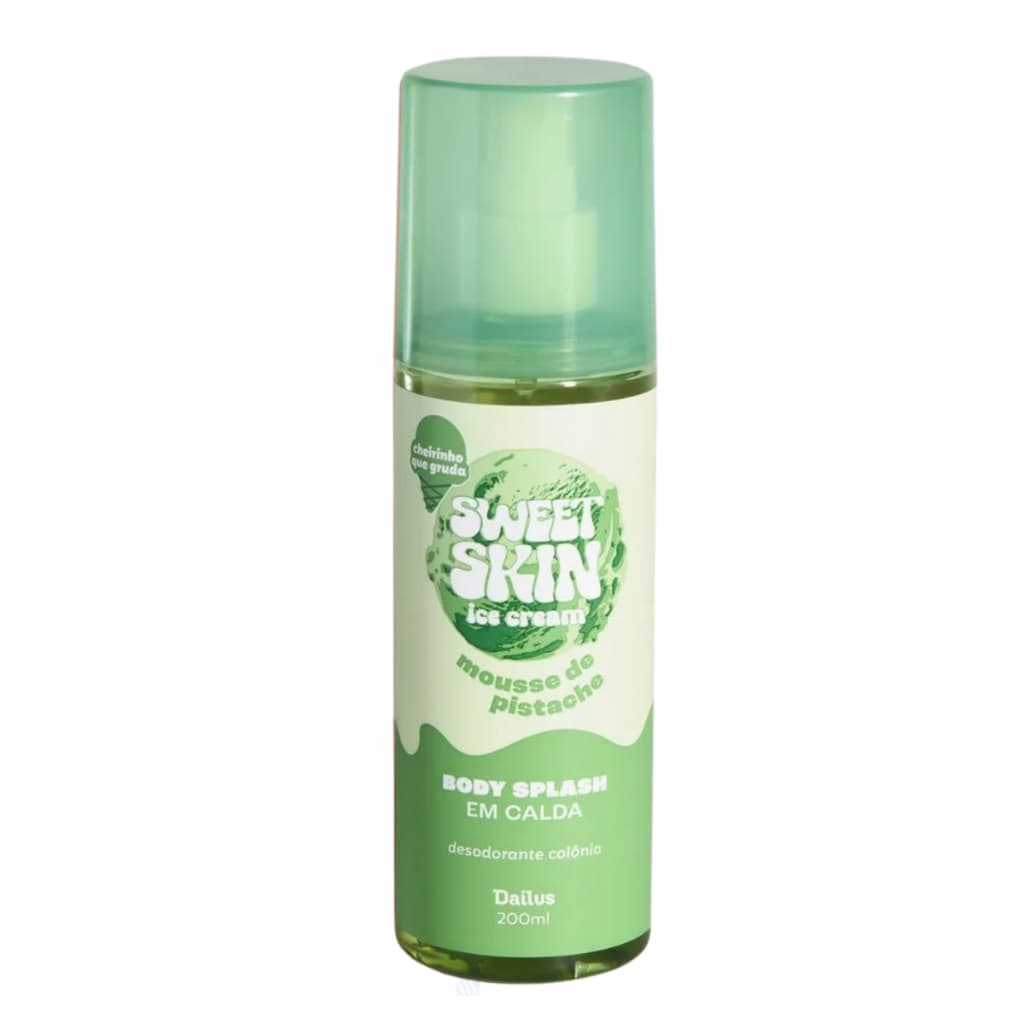 Body Splash Dailus Sweet Skin Mousse de Pistache 200ml Perfume Corporal