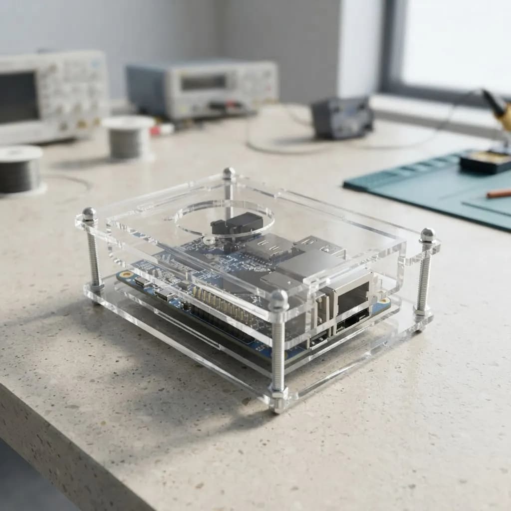 Case Acrilico Orange Pi - Pronta Entrega