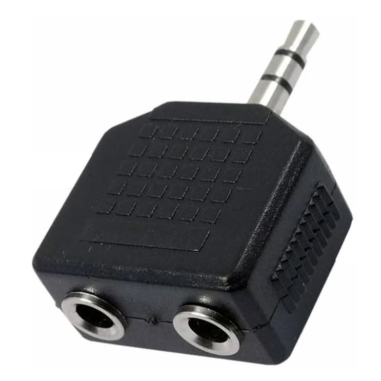 Adaptador MD9 2 P2 Fêmea Para 1 P2 Macho