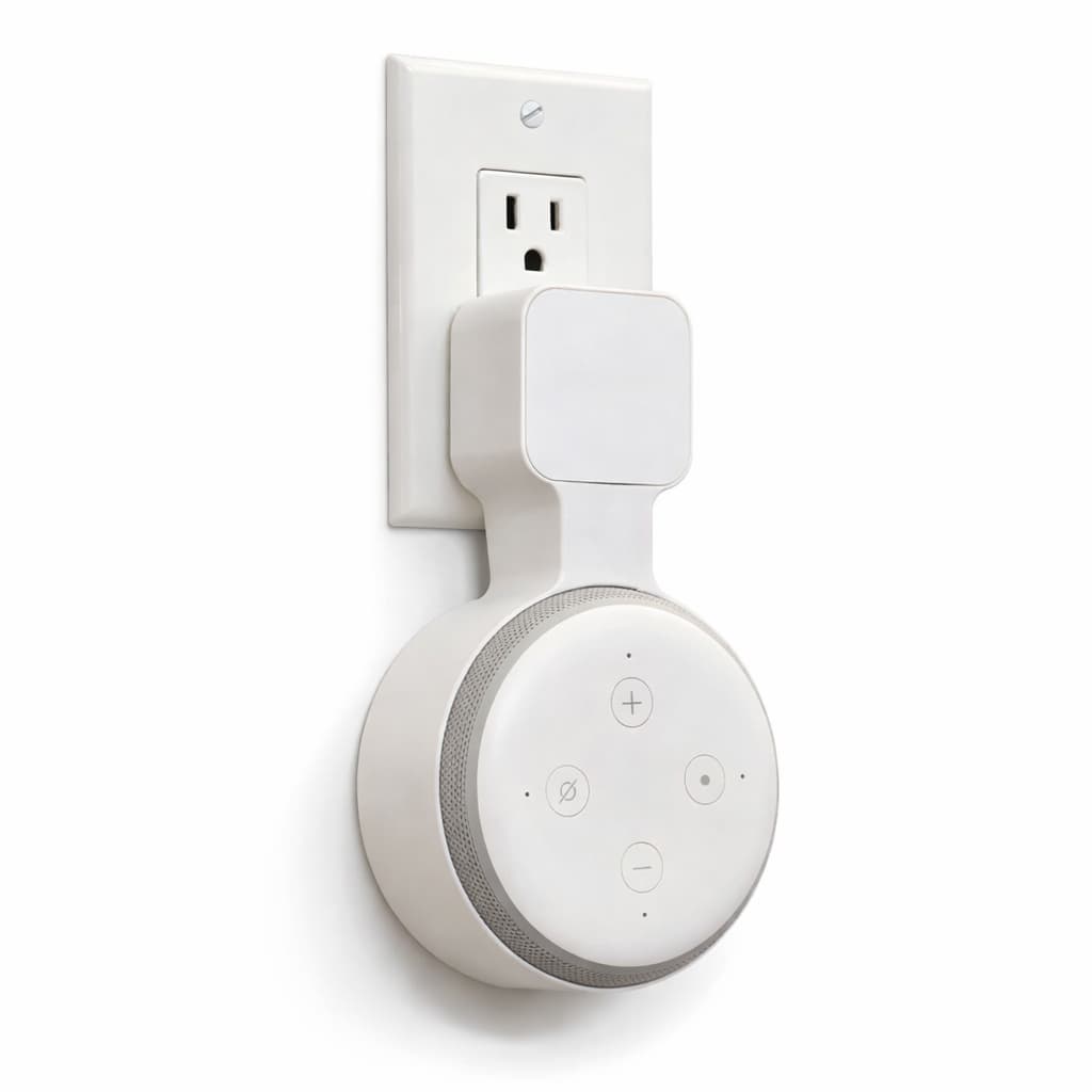 Suporte De Parede Amazon Alexa 3ªger - Echo Dot Suporte Tomada