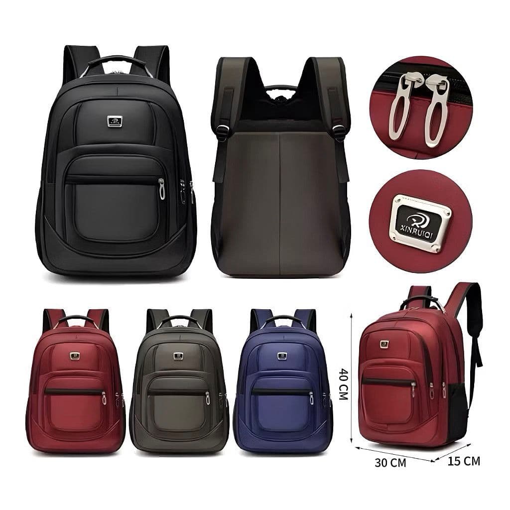 Mochila Executiva Impermeável Grande Capacidade Masculina Feminina Notebook Viagem Trabalho