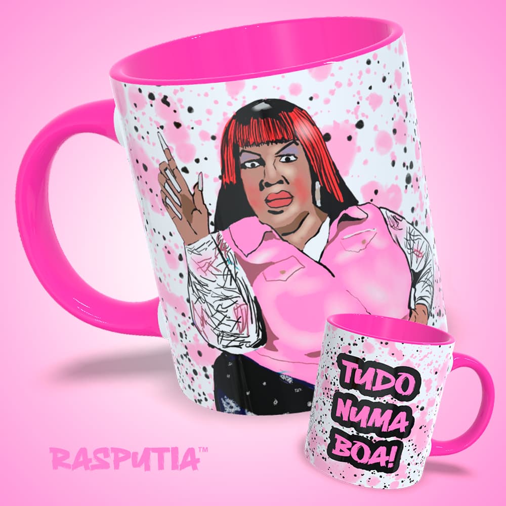 Caneca Rasputia / Filme Norbit / Caneca Personalizada de Porcelana Importada / ESTAMPA EXCLUSIVA