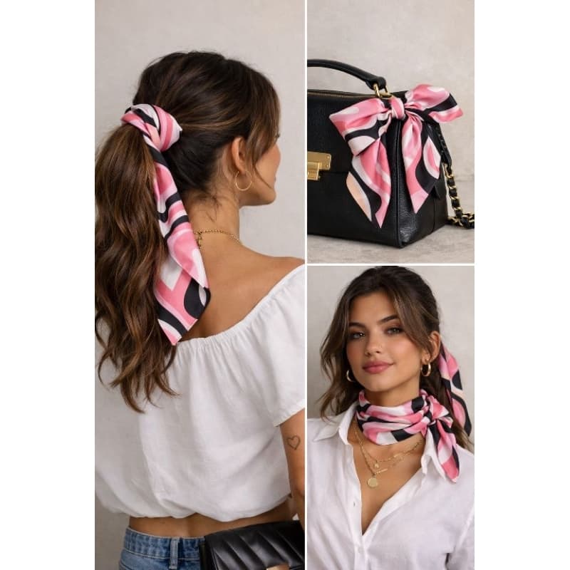 Lenço Feminino Cetim 50x50