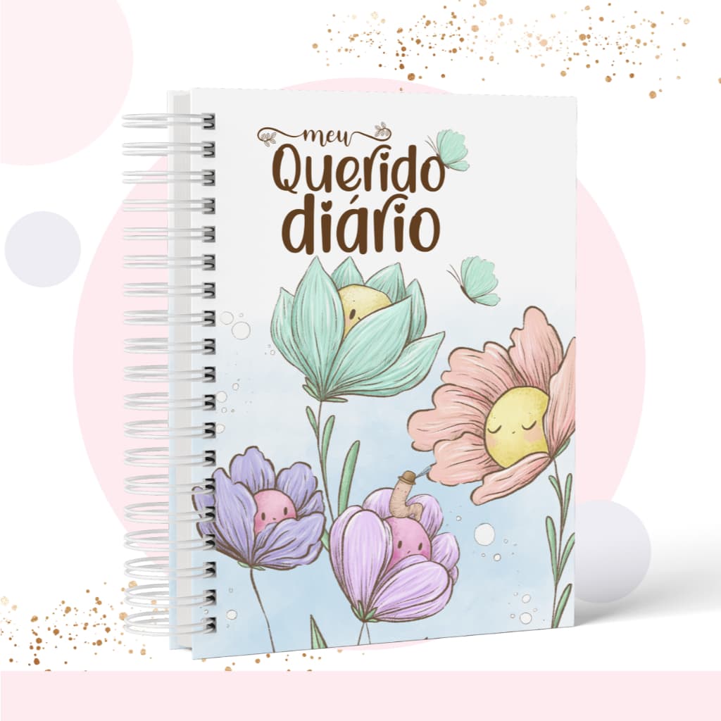 Caderno Estilo Meu Querido Diário Capa Dura Presente Menina