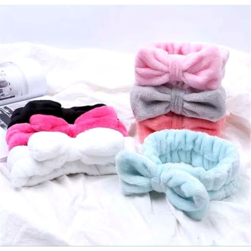 Faixa Laço Maquiagem Makeup Toalha Tiara Cabelo Rosto Limpo
