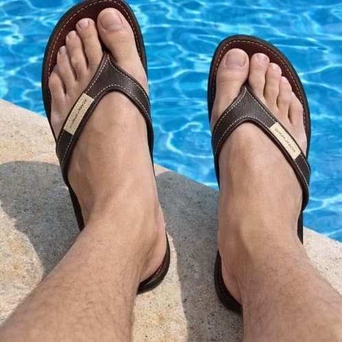 Chinelo Masculino Casual Confortável Antiderrapante Leve Dia a Dia Praia Piscina Borracha