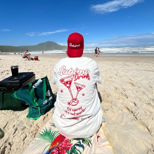 camiseta oversized fio 20.1 marca nacional SUBIMO DRINK