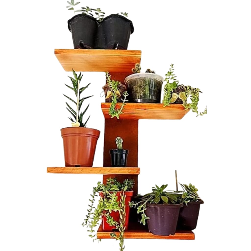 Prateleira floreira suporte para vasos flores 50x25x12