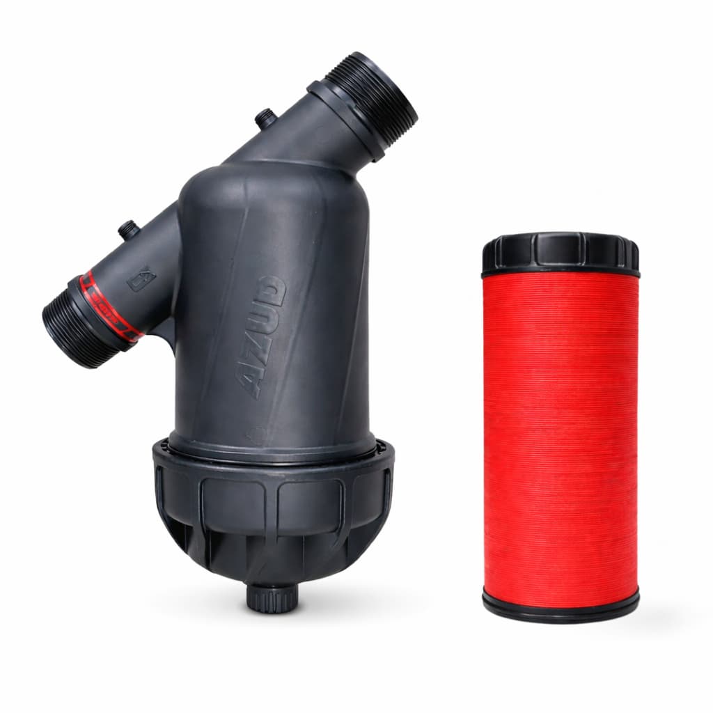Filtro de Disco 2 polegadas 120 Mesh Azud Modular 100 para Irrigação Gotejamento e Microaspersão