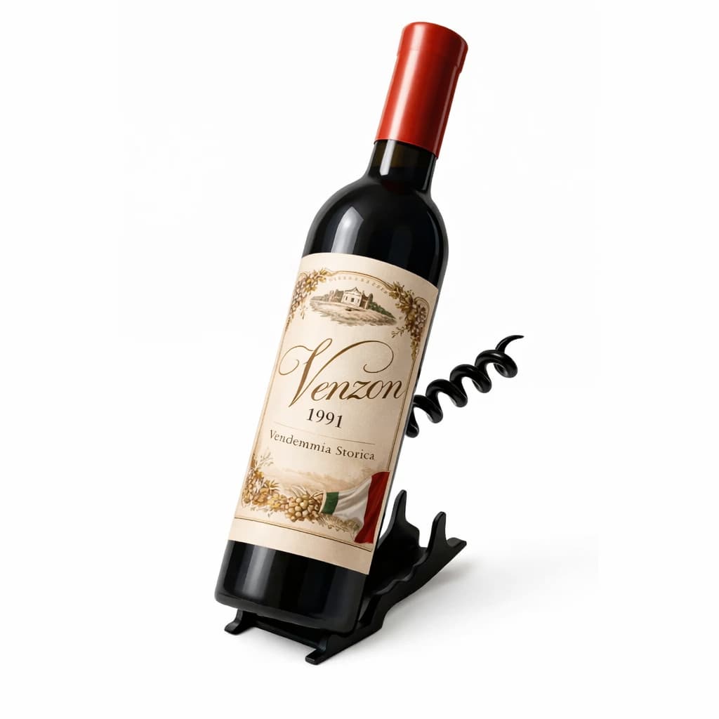 Abridor de Garrafa Vinho Saca Rolhas Magnético Personalizado Formato Garrafa Presente Criativo