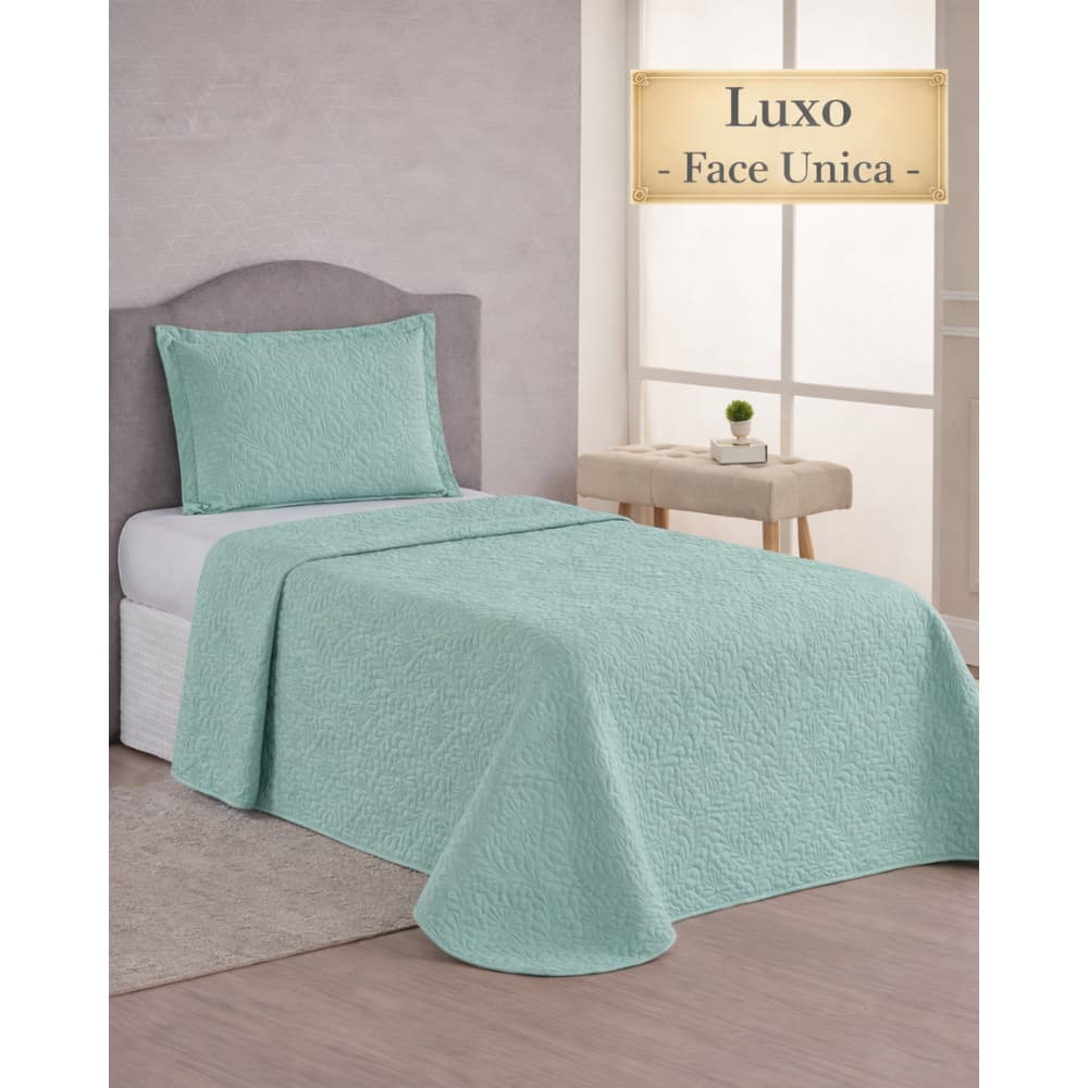 Colcha Cobre Leito Luxo Matelada Solteiro – Conforto e Elegância para Seu Cama! - Comfort Enxovais