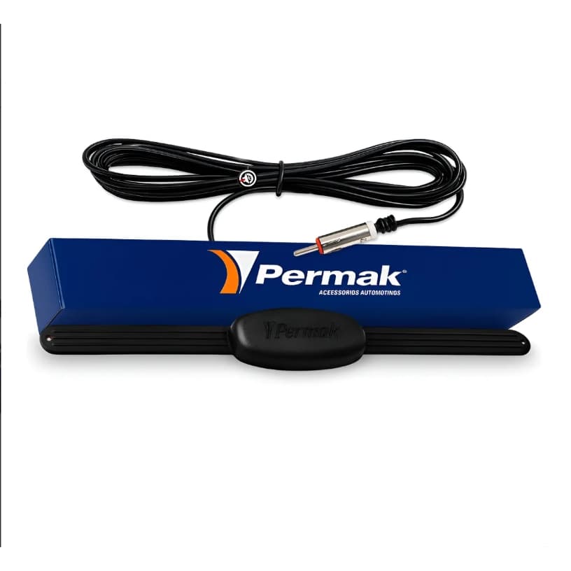Antena Permak Interna Universal Am Fm 25cm Para Automóvel Preto