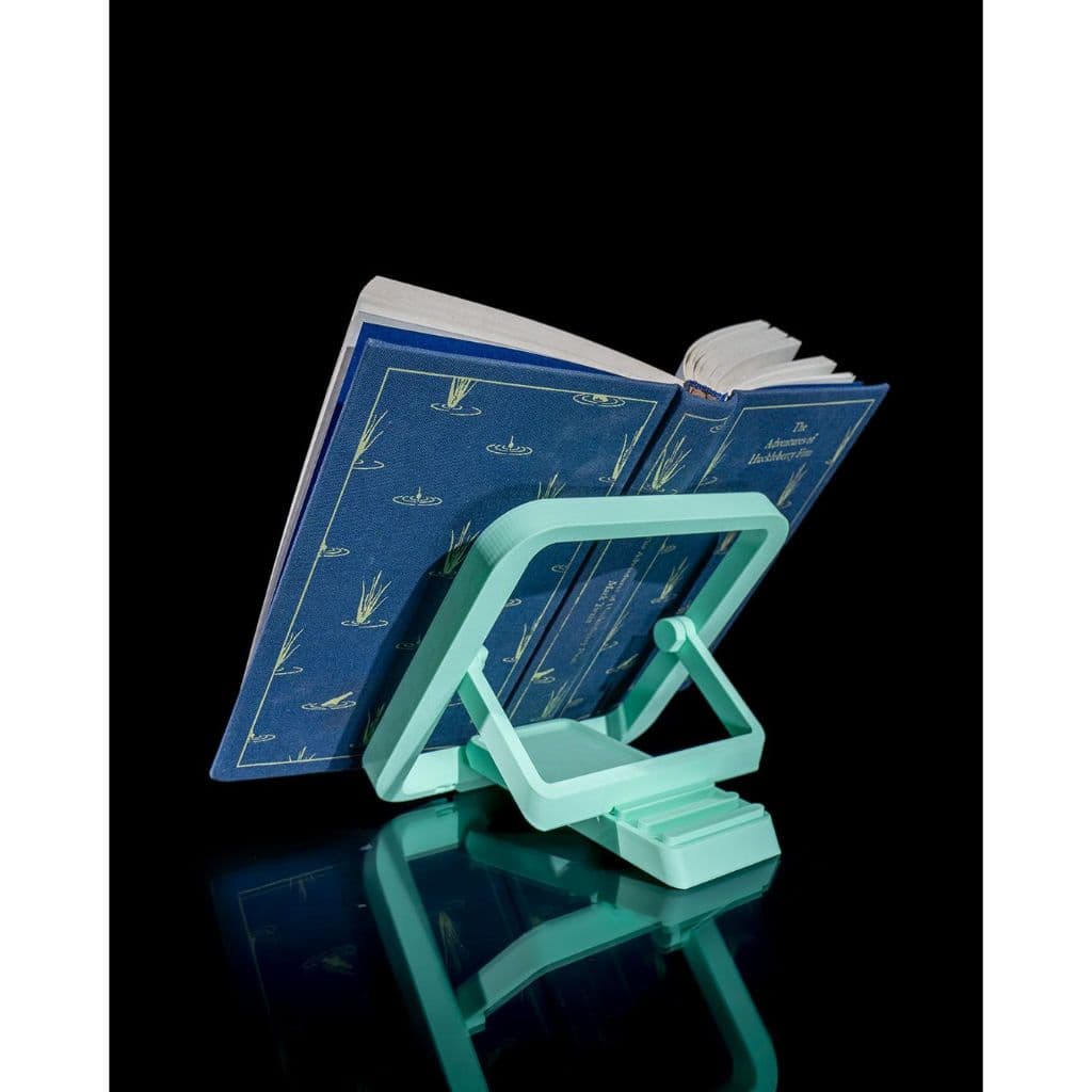 Suporte para Livro Ajustável Dobrável | Porta Livro de Mesa | Leitura Bíblia, Estudo, Receita | Aparador livro