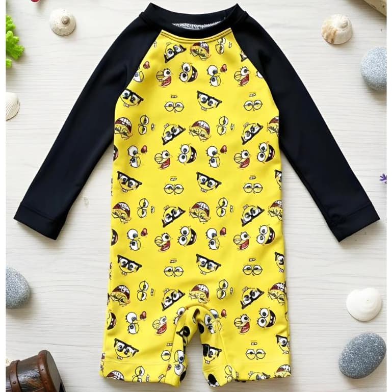 Macacão Infantil Masculino para Praia e Piscina | Roupa de Natação Bebê Menino Proteção Solar UV